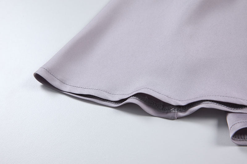 Soft Purple Winter Rose Night Dress & Rob