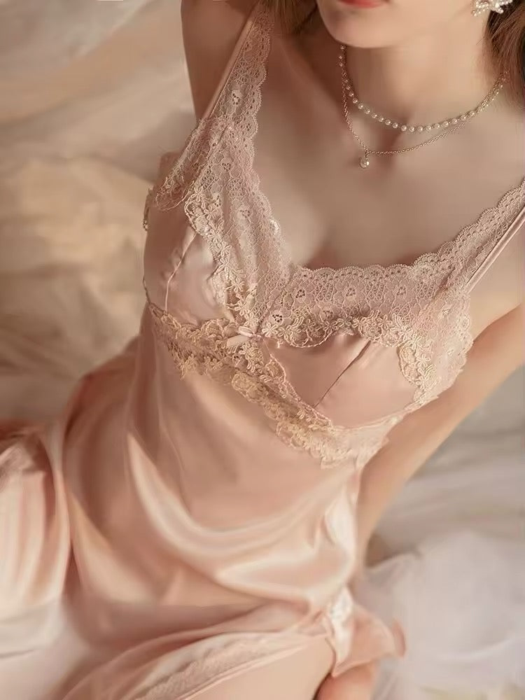 Saya Slip Dress-Pink