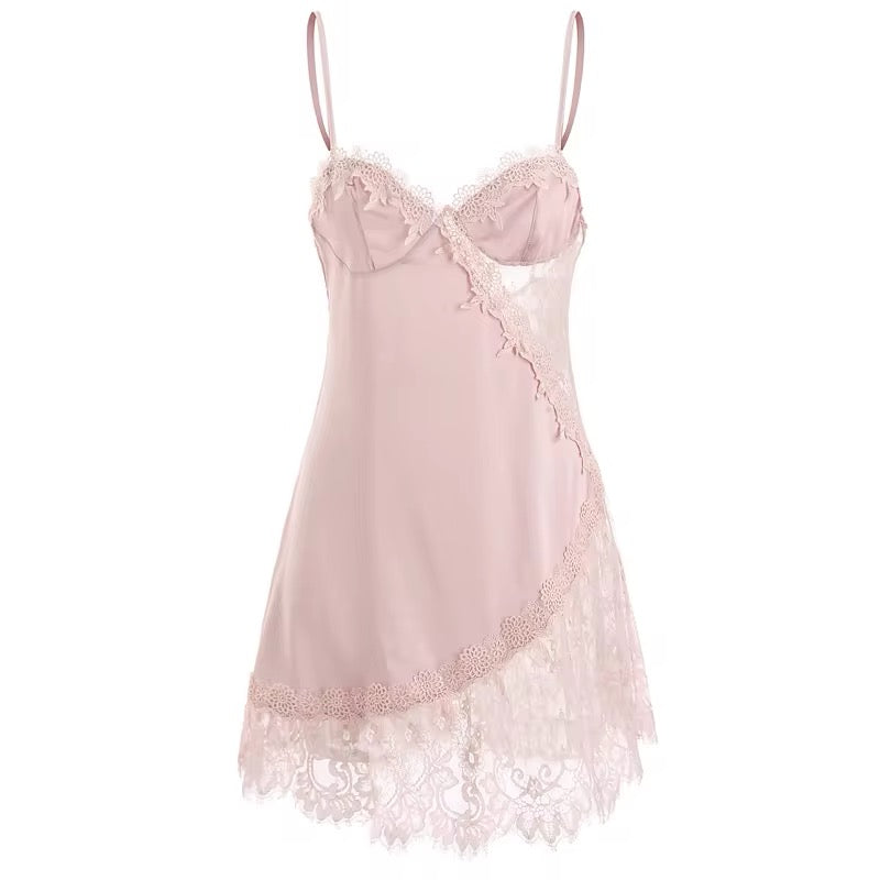 Viola Pink Slip Dress