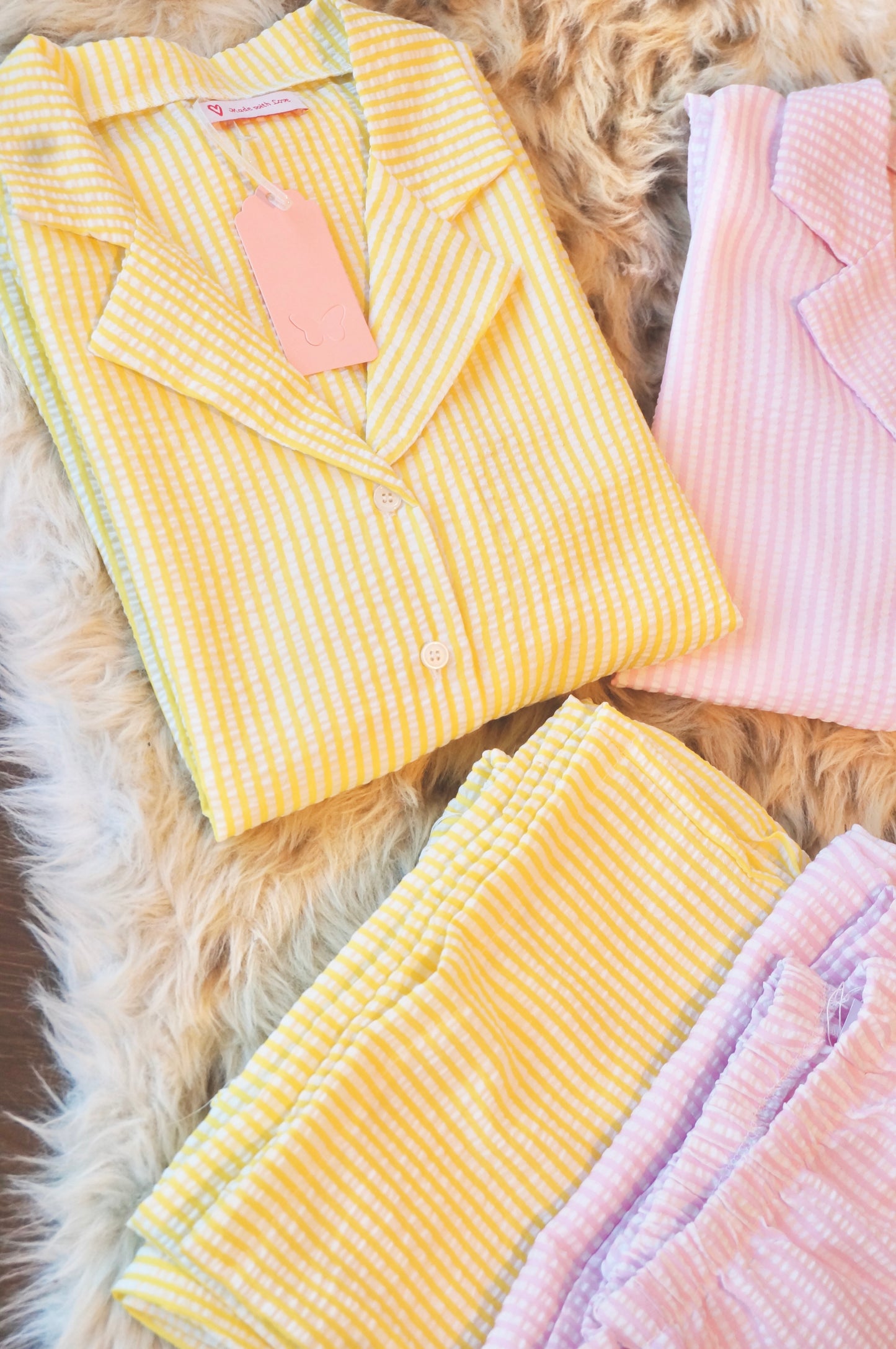 Strawberry & Lemon Stripe set