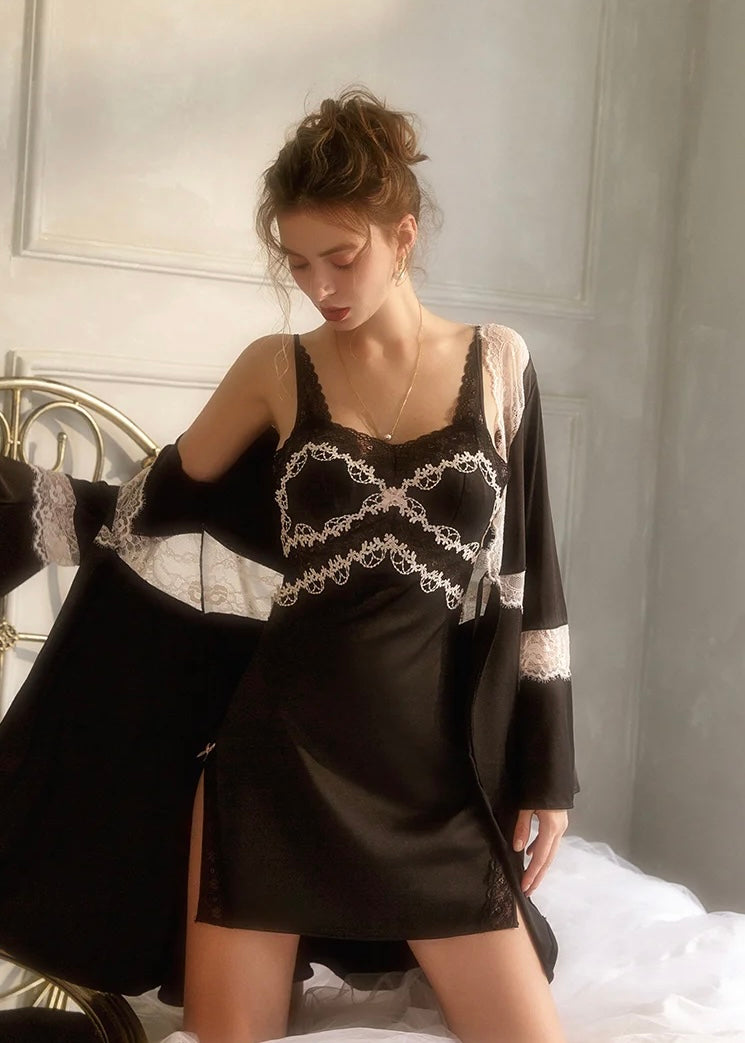 Saya Slip Dress-Black