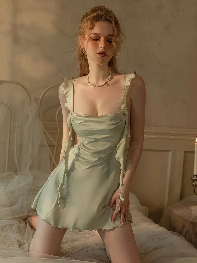 Midnight Angle Slip Dress
