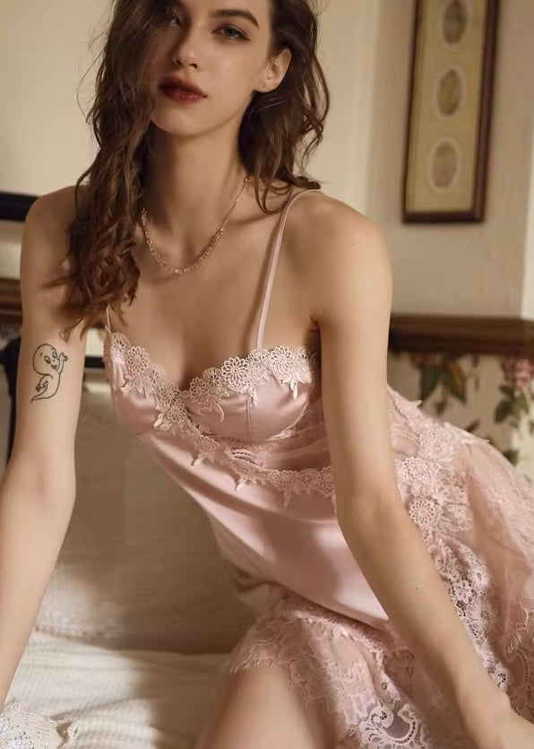 Viola Pink Slip Dress