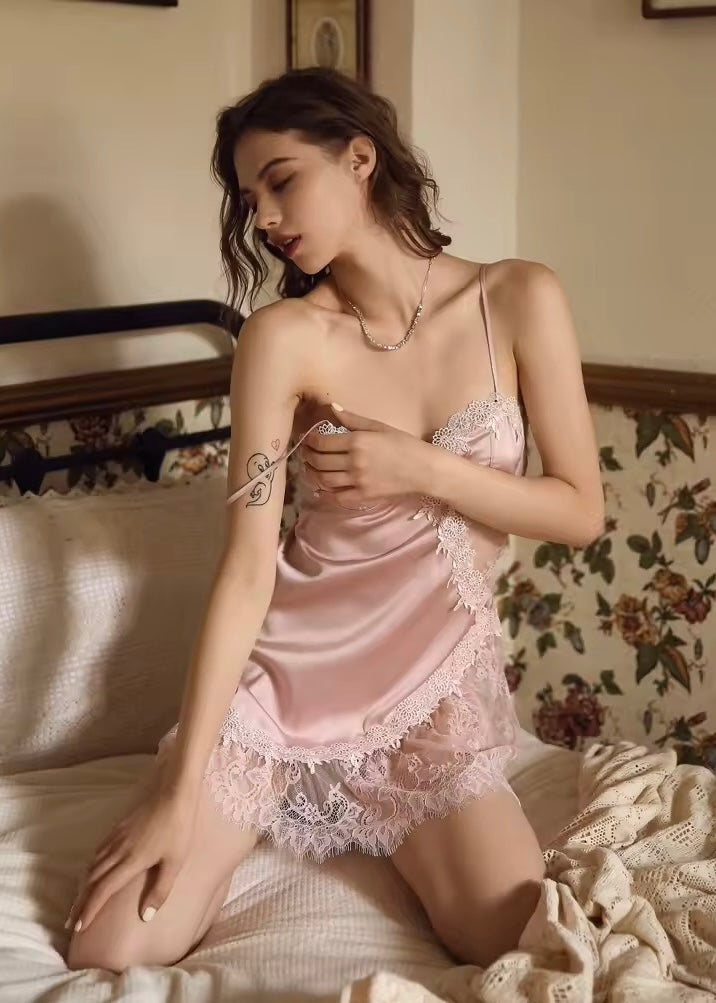 Viola Pink Slip Dress