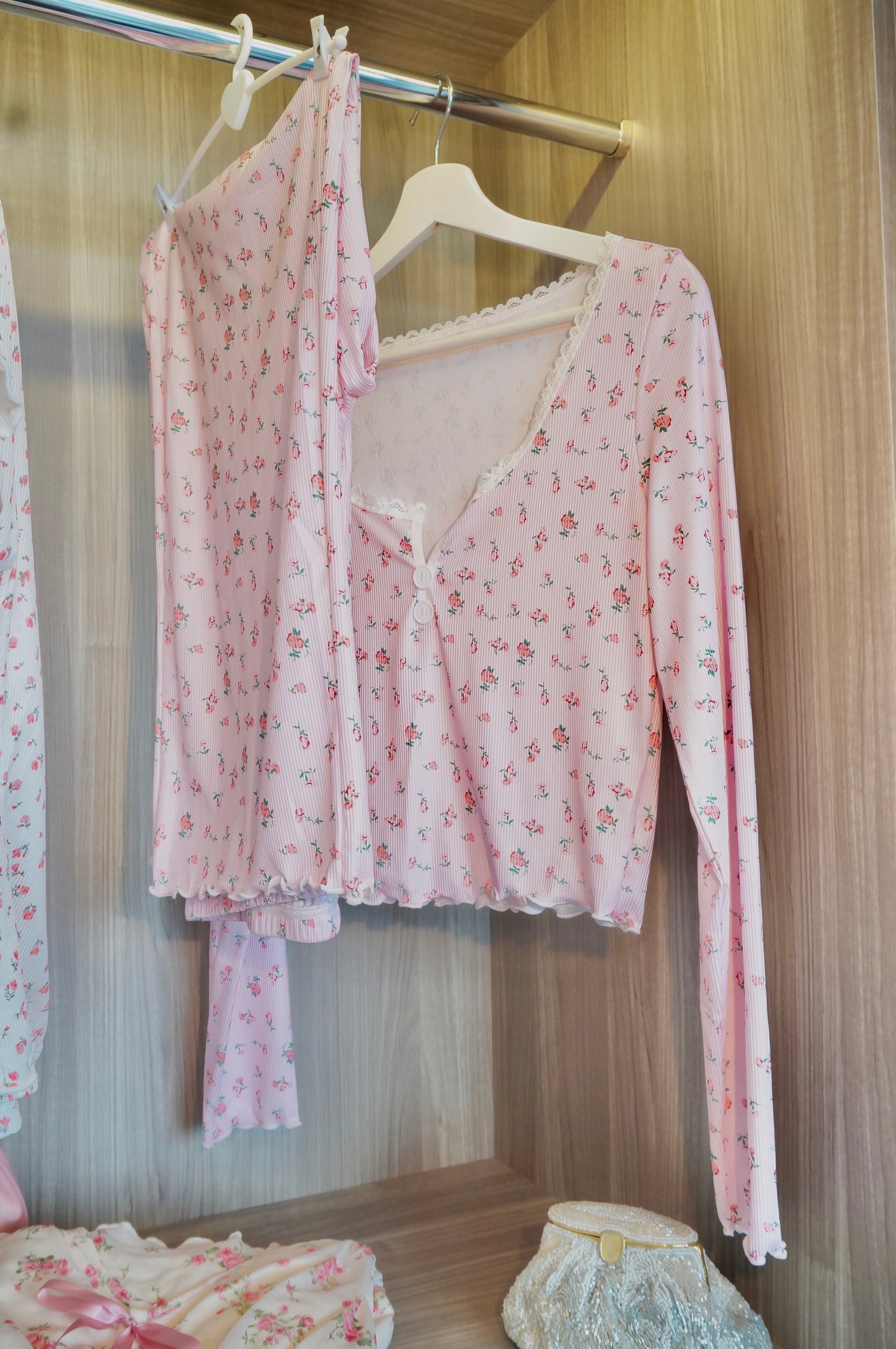 Roses and Rosè pyjama set
