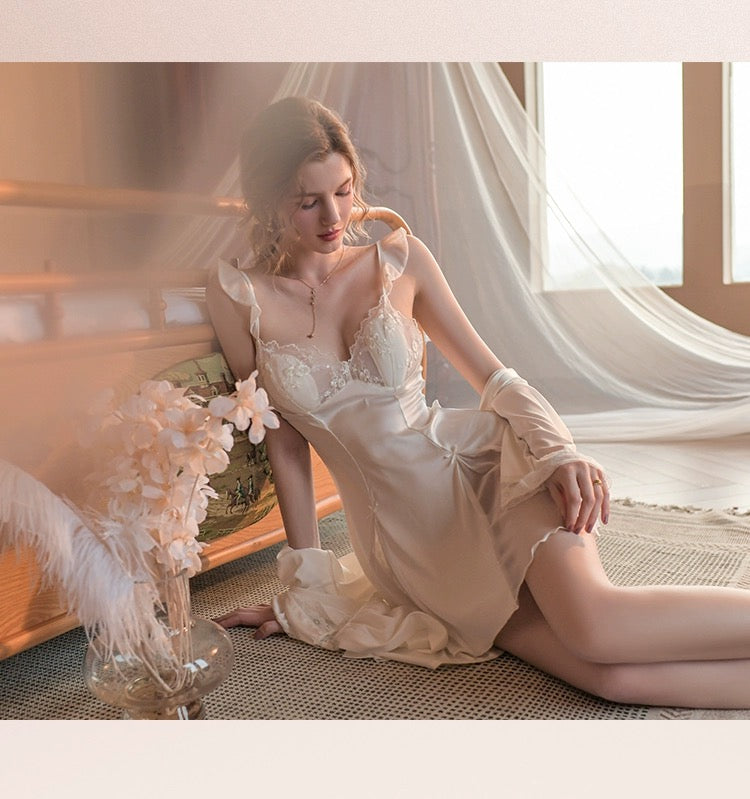 Blossom Fairy Slip Dress & Robe
