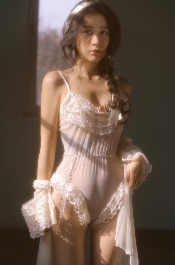 Sugar Plum Bodysuit & Robe