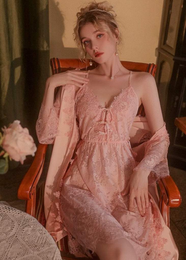 Anna Windflower Lace Slip Dress