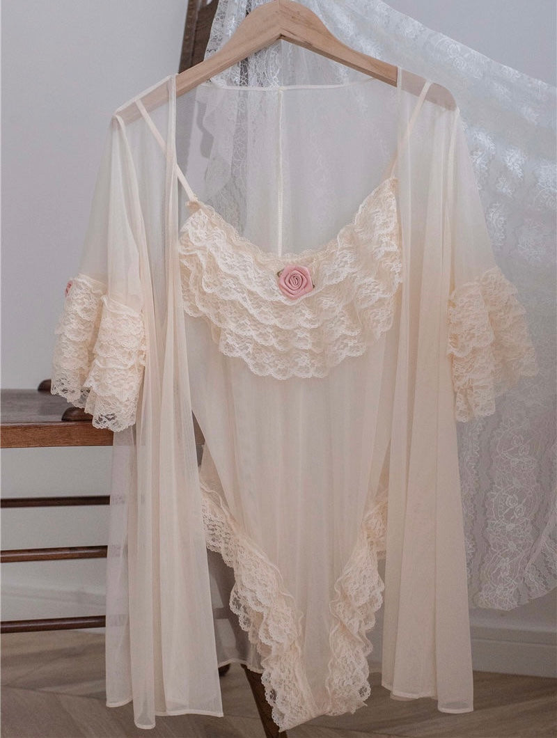 Sugar Plum Bodysuit & Robe