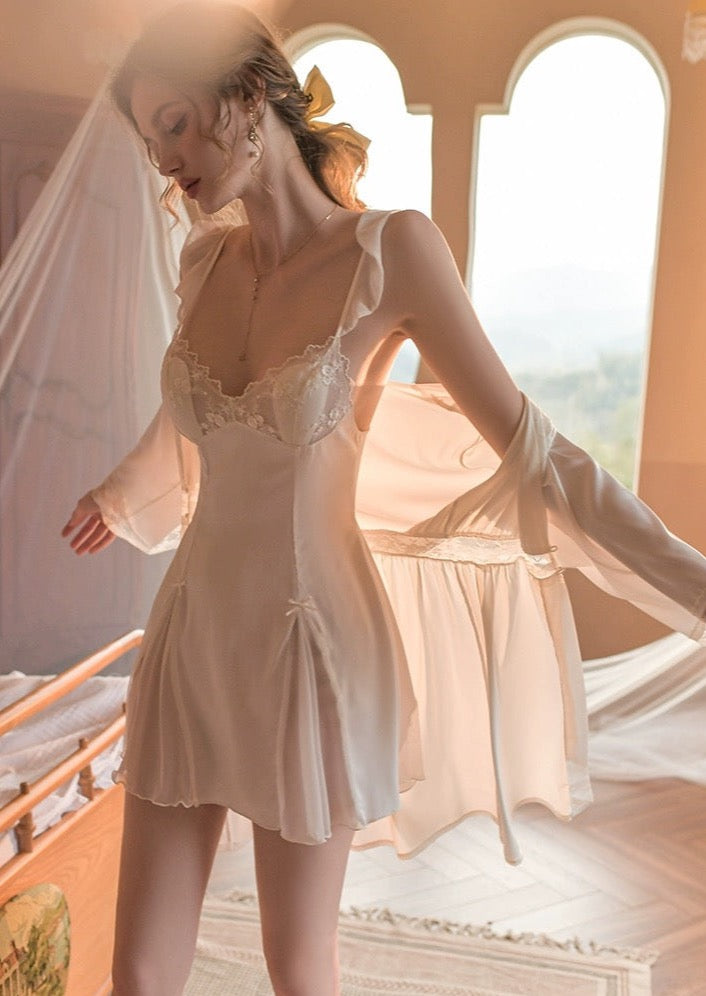 Blossom Fairy Slip Dress & Robe