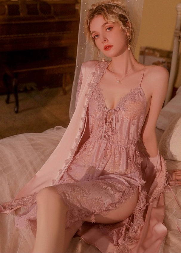Anna Windflower Lace Slip Dress