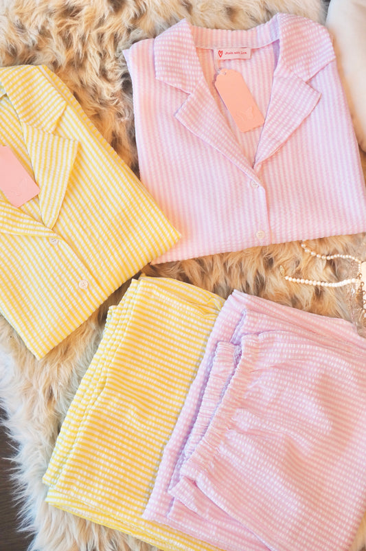 Strawberry & Lemon Stripe set